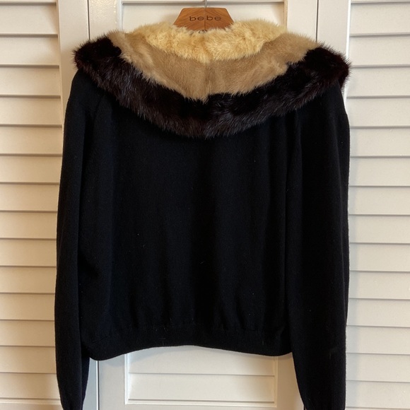 Vintage rabbit fur cardigan 1950-1960 - Picture 7 of 14